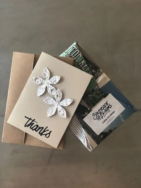 Thanks Wildflower Plantable Seed Paper Card Pack (5 per pack) - Image 2