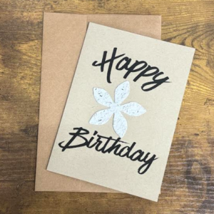 Happy Birthday Plantable Seed Paper Card