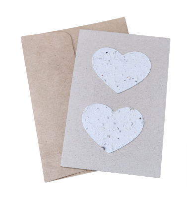 Hearts And Flower Wildflower Seed Paper Card Pack (6 cards per pack) - Image 3